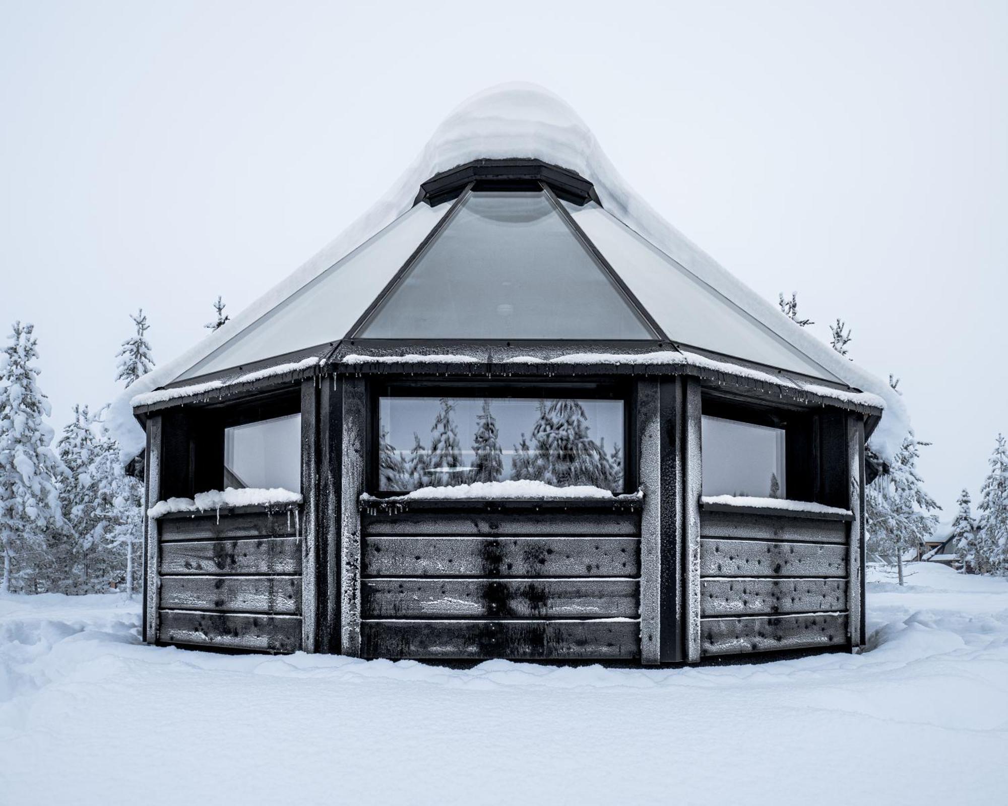 Pyhän Asteli Log Cottages Pyhätunturi Exteriör bild